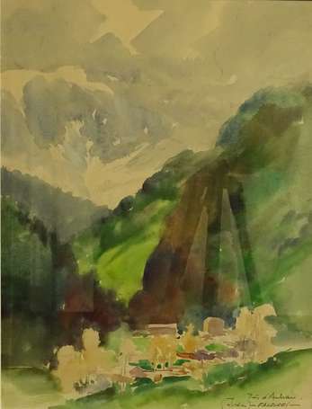 FALCUCCI Robert (1900-1989) - Près d'Autran, 