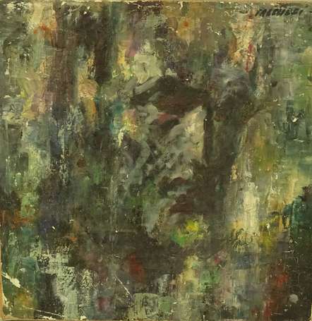 FALCUCCI Robert (1900-1989) - Portrait, huile sur 