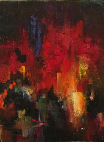 FALCUCCI Robert (1900-1989) - Abstraction urbaine,