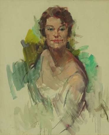 FALCUCCI Robert (1900-1989) - Portrait de femme, 
