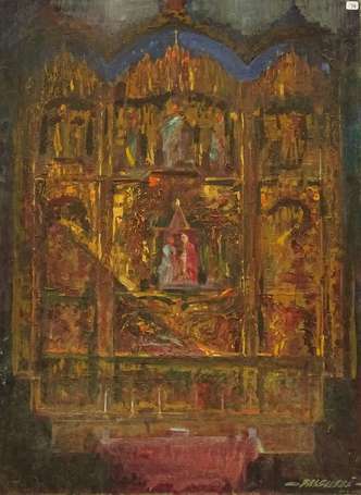 FALCUCCI Robert (1900-1989) - Burgos, retable de 