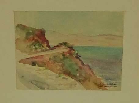 FALCUCCI Robert (1900-1989) - Grèce, 5 aquarelles,