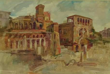 FALCUCCI Robert (1900-1989) - Rome, ruines 