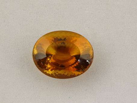 Importante citrine taille ovale. Environ 70 cts