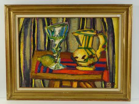 LATAPIE Louis 1891-1973 Nature morte au citron 