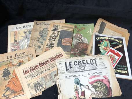 Un ensemble de revues et journaux début 1900 - 