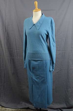 SONIAL Rykiel - Ensemble en laine bleue comprenant