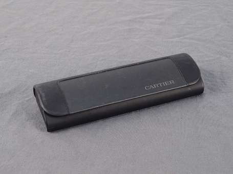 CARTIER, paire de lunettes à monture en métal 