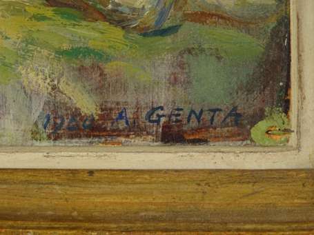 GENTA Albert (1901-1989), Jeune garçon assis, 
