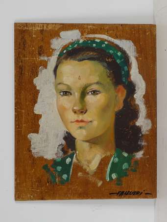 FALCUCCI Robert (1900-1989) Portrait de jeune 