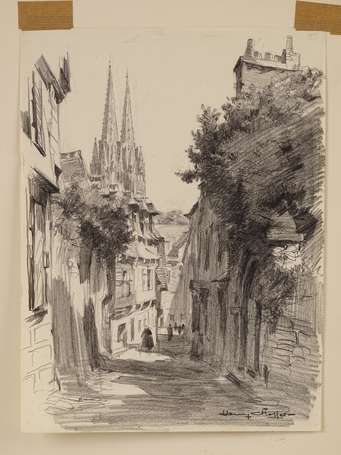 CHEFFER (Henry) - 1880-1957 - Quimper - Dessin 