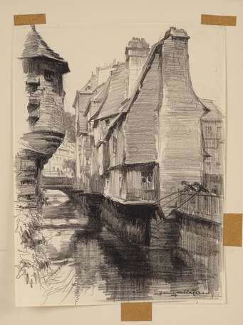 CHEFFER (Henry) - 1880-1957 - Quimper - Dessin 