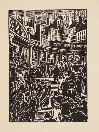 MASEREEL (Frans) - La ville - Paris ; Éditions 