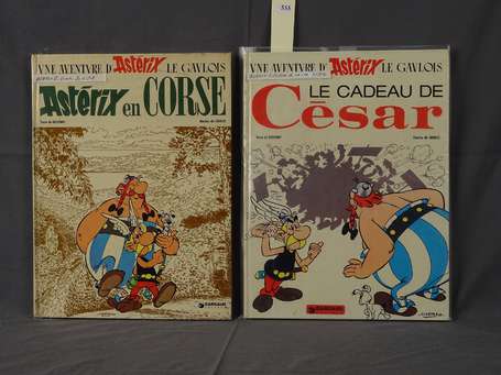 Uderzo : Astérix 20 et 21 ; Astérix en Corse et Le