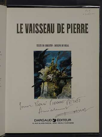 Bilal : Le Vaisseau de pierre en édition originale