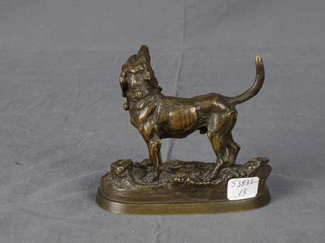 DUBUCAND Alfred 1828-1894 Chien de chasse Sujet en