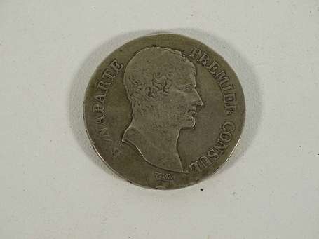 Pièce de 5 francs en argent Napoléon Premier 