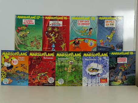 Batem : Le Marsupilami 14 à 22 ; de Un Fils en or 