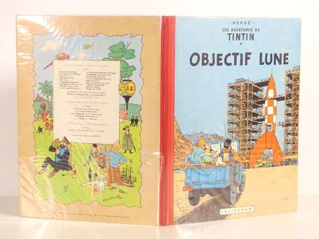 Hergé : Tintin 16 : Objectif Lune en réédition de 