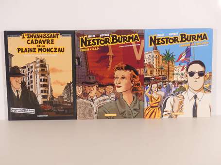 Moynot : 3 albums : Nestor Burma 8, 10 et 11 ; 