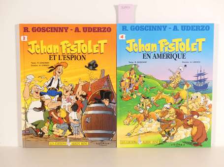 Uderzo : 2 albums : Jehan Pistolet 3 et 4 ; Jehan 