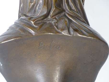 BULIO Jean (1827-1911) - Vierge en buste. Sujet en