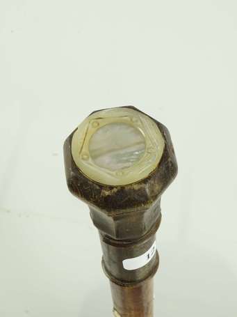 Canne le fut jonc de Malaka bague et férule de 