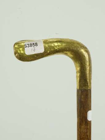 Canne simulant un club de golf, le pommeau bec de 
