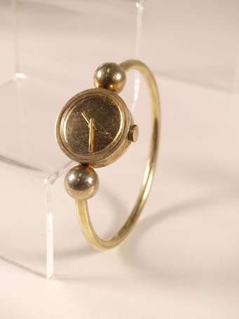 Montre bracelet de dame en vermeil (800) à boîtier