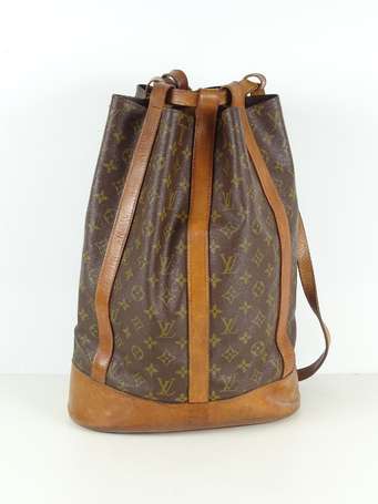 LOUIS VUITTON. Sac à dos Randonnée en toile 