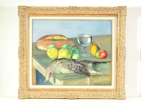 OTTMANN Henri (1877-1927) Nature morte aux fruits 