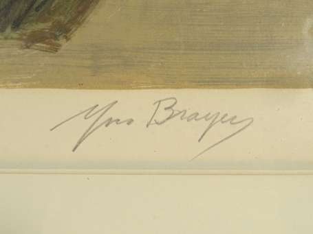 BRAYER Yves (1907-1990) - Couple de gardians à 