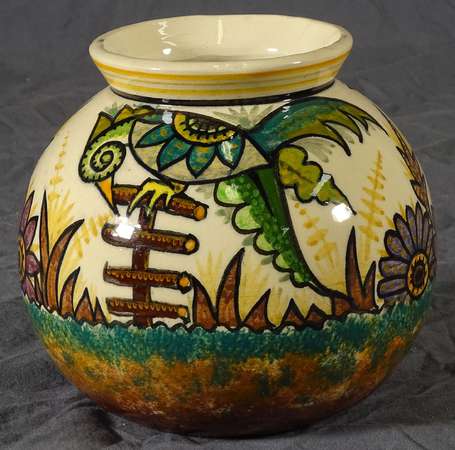 FOUILLEN Paul (1899-1958), Quimper - Vase en 