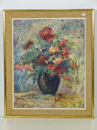 VAGH-WEINMANN Elemer (1906-1990). Bouquet Huile 