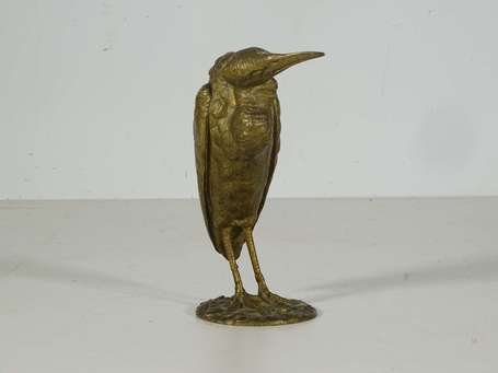 ECOLE MODERNE - Oiseau. Sujet en bronze à patine 