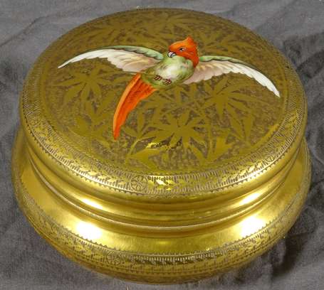 PAULHAT, Limoges - Bonbonnière en porcelaine à 