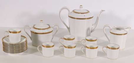 HAVILAND, Limoges - Service à café en porcelaine, 