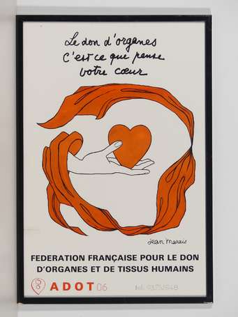 MARAIS Jean (1913-1998) (D'après) - Affiche pour 