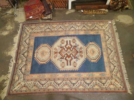 Tapis Kars (chaine, trame et velours en laine), 