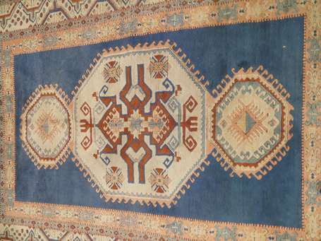 Tapis Kars (chaine, trame et velours en laine), 