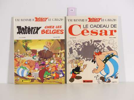 Uderzo : Astérix 21 et 24 ; Le Cadeau de César et 