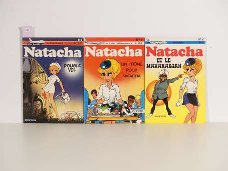 Walthéry : 3 albums : Natacha 2, 4 et 5 ; Natacha 