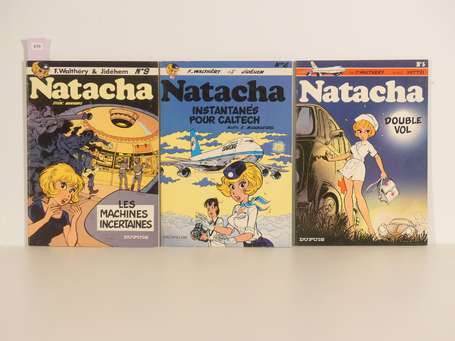 Walthéry : 3 albums : Natacha 5, 8 et 9 ; Double 