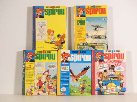 Spirou : 5 reliures du journal : 137, 138, 139, 