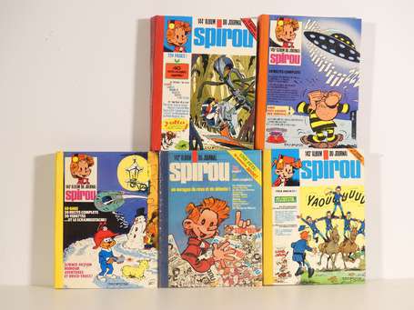 Spirou : 5 reliures du journal : 142, 143, 144, 