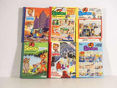 Spirou : 6 reliures du journal : 147, 148, 149, 