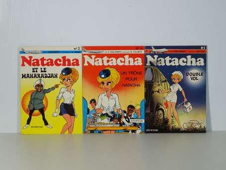 Walthéry : 3 albums : Natacha 2, 4 et 5 ; Natacha 