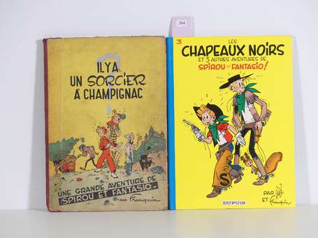 Franquin : 2 albums : Spirou 2 et 3 ; Il y a un 