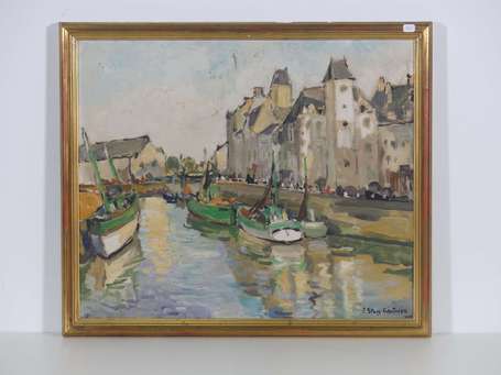 GAUTHIER Joseph Stany (1883-1969)  - Le Port du 