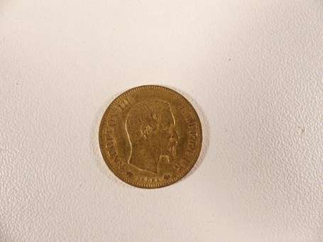 1 pièce de 10 francs or Napoléon III 1856 A. Poids